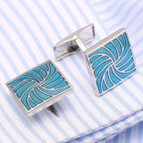 Striped Cufflinks Party Wedding Suit Shirt Gemelos Jewelry Dropship