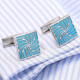 Striped Cufflinks Party Wedding Suit Shirt Gemelos Jewelry Dropship