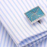 Striped Cufflinks Party Wedding Suit Shirt Gemelos Jewelry Dropship