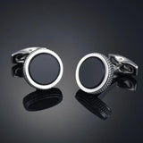 High Classic Cufflinks Sandstone Back Stone Men's
