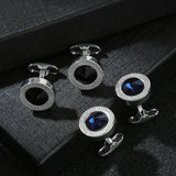 Men Cufflinks Set for Wedding Guests, Collar Fist Button