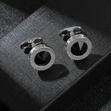 Men Cufflinks Set for Wedding Guests, Collar Fist Button