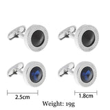 Men Cufflinks Set for Wedding Guests, Collar Fist Button