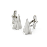 iGame Paper Airplanes Cuff Links Silver Novelty