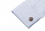 iGame Shell Cuff Links Gunblack Brass Scallop Shell