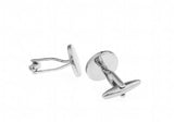 iGame Brass Cufflinks Round Cuff Links