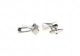 iGame Silver Plane Cuff Links for Men