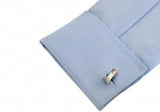 iGame Silver Plane Cuff Links for Men