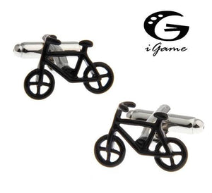 Men's Copper Bicycle Enamel CuffLinks