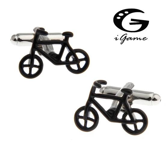 Men's Copper Bicycle Enamel CuffLinks