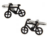 Men's Copper Bicycle Enamel CuffLinks