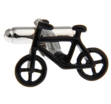 Men's Copper Bicycle Enamel CuffLinks
