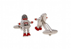 iGame Arrival Men's Cuff Links Robot Brass Material