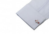 iGame Arrival Men's Cuff Links Robot Brass Material