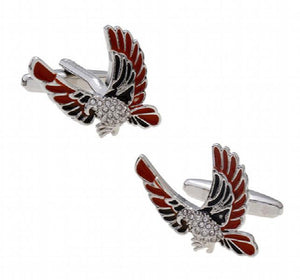 iGame Arrival Men's Cuff Links Flying Eagle Brass Material