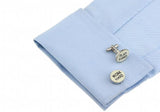 Men's Copper Cufflinks Play Hard Word Hard Wholesale
