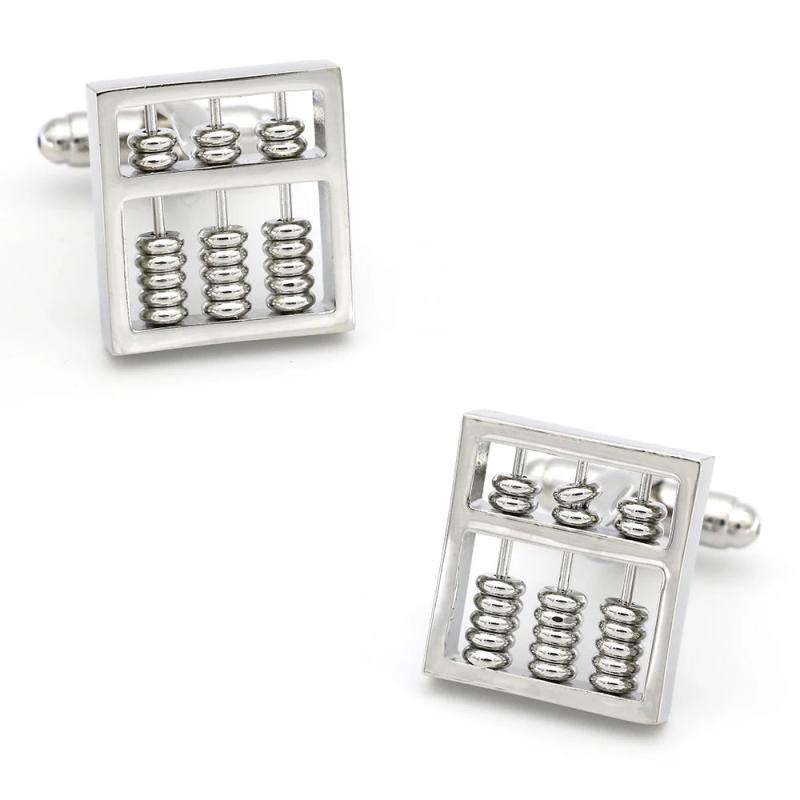 Men's Abacus Silver Copper Cuff Links Wholesale