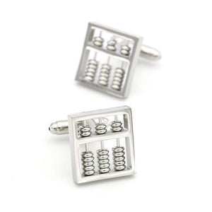 Men's Abacus Silver Copper Cuff Links Wholesale