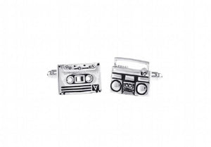 Brass Copper Radio Cuff Links for Men