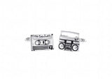 Brass Copper Radio Cuff Links for Men