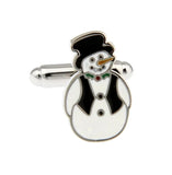 Copper Snowman CuffLinks Vest Accessory