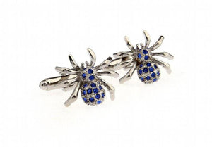 Spider Cufflinks Crystal Copper Material Wholesale