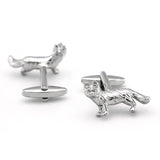 Fox Cufflinks Copper Material Silver Cuff Links Wholesale