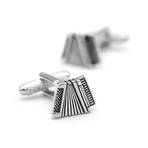 Men's Accordion Cuff Links Music Copper Material Cufflinks
