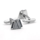 Men's Accordion Cuff Links Music Copper Material Cufflinks