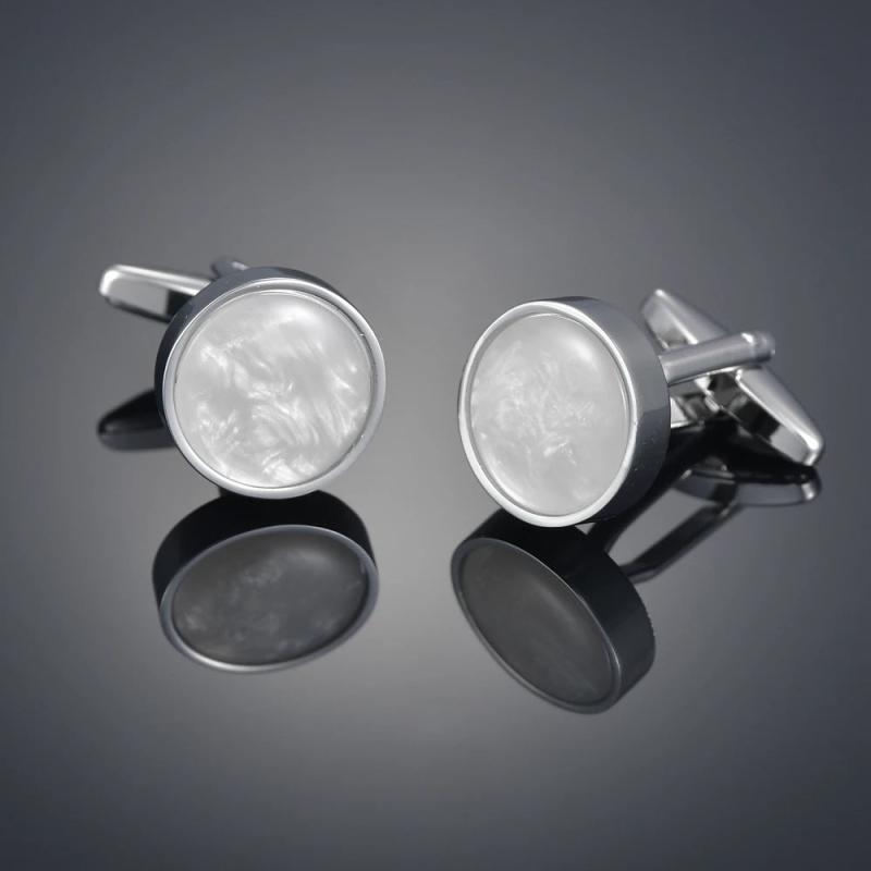 French Opal Cufflinks & Studs for Men Clothing Shirt Accessori
