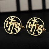 Jesus Tattoo Faith Cufflinks Shirt Clips Wedding Gift