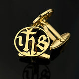 Jesus Tattoo Faith Cufflinks Shirt Clips Wedding Gift