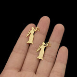 Justice Goddess Cufflinks Stainless Steel Wedding Gift Set