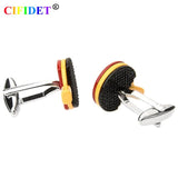Table Tennis Bat Cufflinks - Men's Sports Accessories