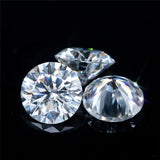 D VVS1 0.5/1 Round Cut Moissanite Loose Gemstone Pass Diamond Test