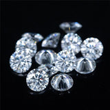 D VVS1 0.5/1 Round Cut Moissanite Loose Gemstone Pass Diamond Test