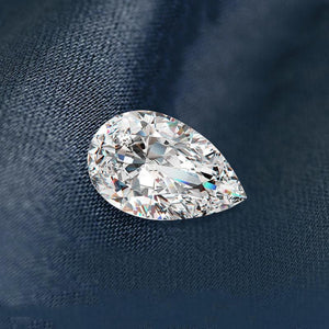 0.1-13ct Pear Cut Moissanite D VVS1 Real Loose Stone