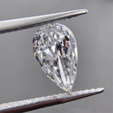 0.1-13ct Pear Cut Moissanite D VVS1 Real Loose Stone