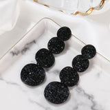 Dark Desire Rhinestone Earrings for Party