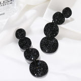 Dark Desire Rhinestone Earrings for Party