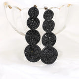 Dark Desire Rhinestone Earrings for Party