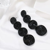 Dark Desire Rhinestone Earrings for Party