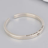 Silver Sun Moon Couple Cuff Bracelet Bangles Gift