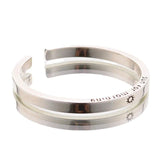 Silver Sun Moon Couple Cuff Bracelet Bangles Gift