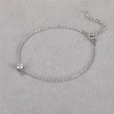 0.3/0.5 Moissanite Bracelet 925 Sterling Silver Couple Anklet