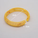 Charm Bracelet Open Cuff for Dubai African Arab Women
