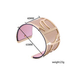 Wemarchjuly Bracelet Bangles & Leather Cuff Bracelet