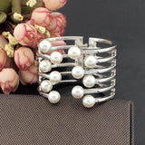 Pearl Cuff Bangles Bracelets Charm Accessories
