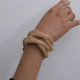 Gothic Women Metal Bracelet Jewelry Cutout Circle Cross Bracelet
