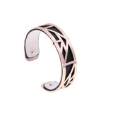 15MM Egypt Cuff Bracelet Bangles Reversible Bracelet Argent Femme Bijoux